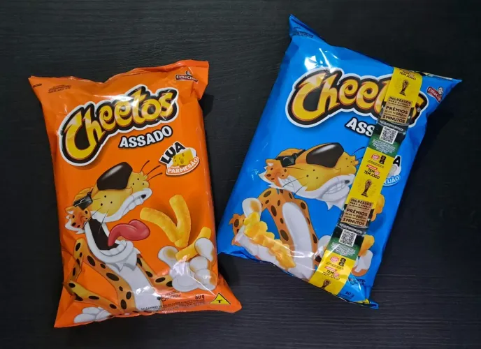 Kit cheetos azul e laranja