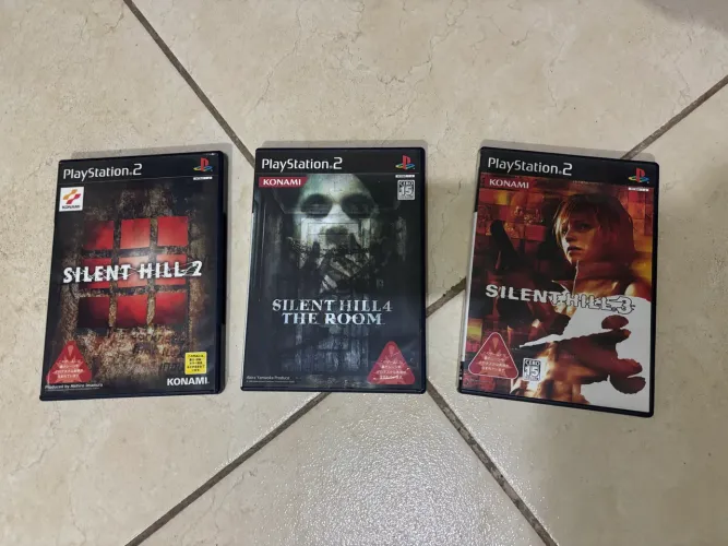 Coleção Silent Hill 2, 3 e 4 - The Room originais japoneses
