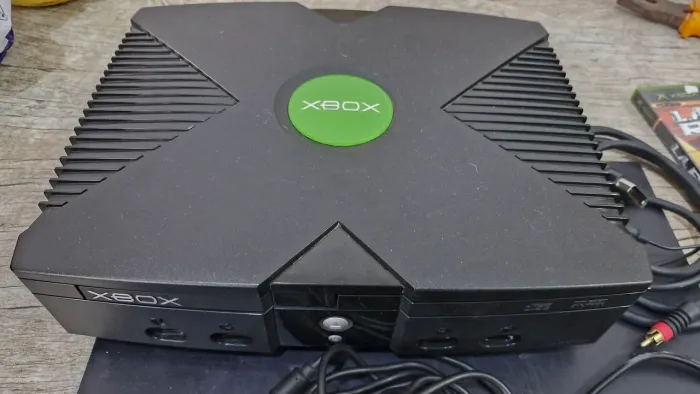 Xbox classico com jogos originais