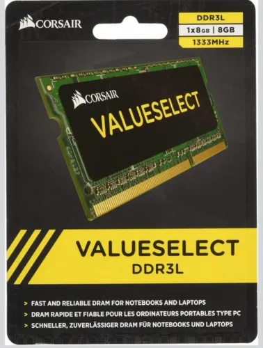 Memória Notebook Corsair ValueSelect 8GB DDR3L 1333MHz - Original