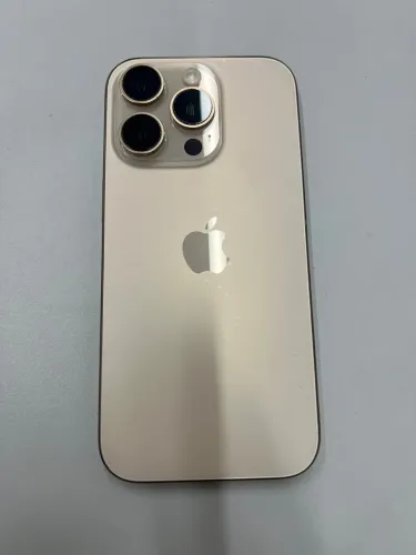 Carcaça iPhone 16 pro dourada original retirada