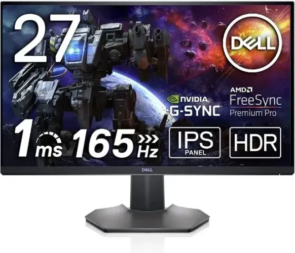 Monitor Gamer 27" Dell S2721DGF - QHD Fast IPS - 165Hz - 10 Bits - FreeSync - G-Sync