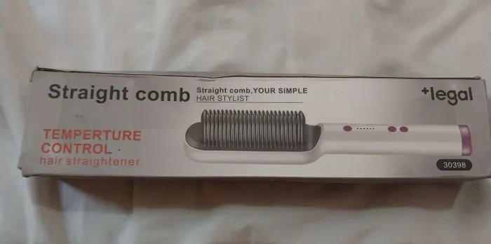 Escova de cabelo alisadora