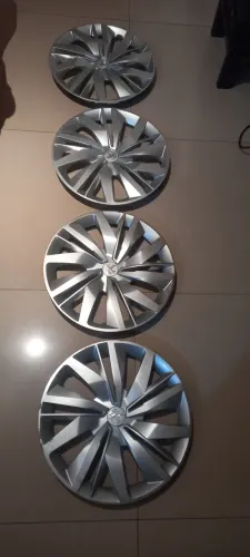 Jogo de Calotas Originais Peugeot Aro 15 (4 Unidades)