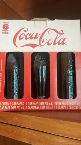 Garrafas colecionaveis coca cola