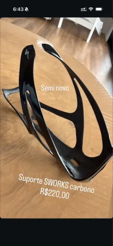 Suporte de caramanhola sworks carbono original