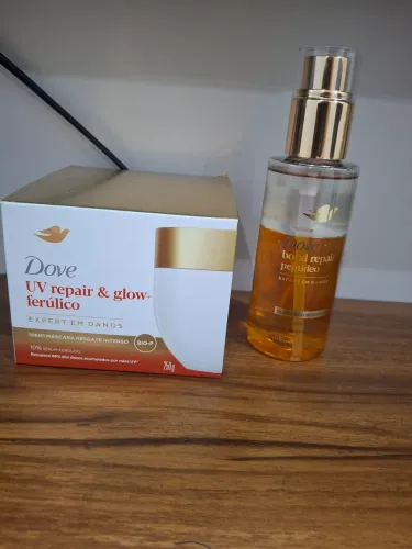 Máscara + óleo serum capilar dove