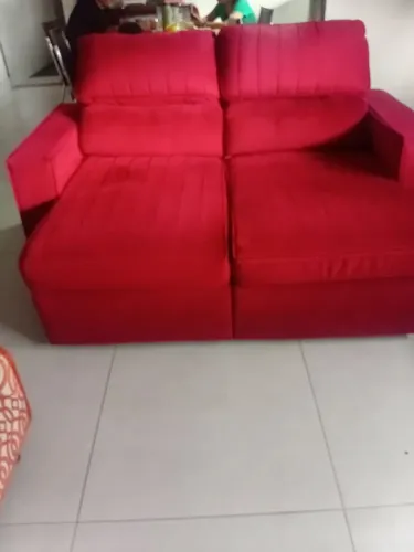 Sofá vermelho