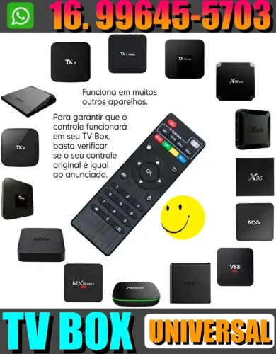 Controle Para Smart Box Universal