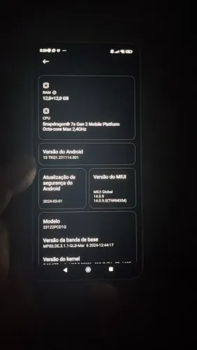 Poco X6 5G 256GB Branco - Semi Novo