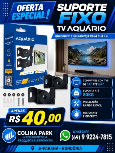 Suporte Universal para TV Aquário - 14 a 84"