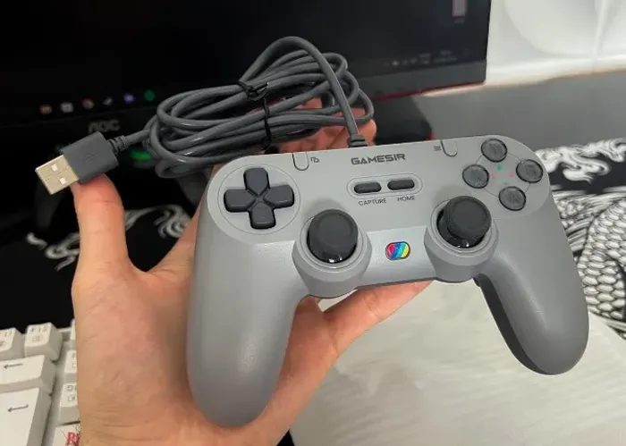 Controler para pc da marca Gamesir - zerado.