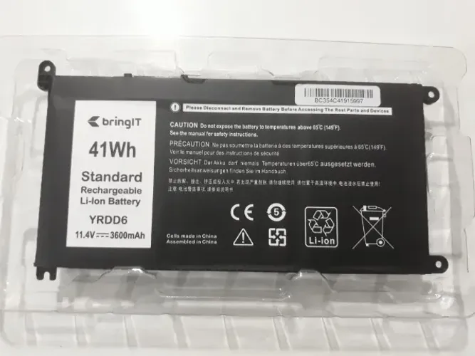 Bateria Para Dell Inspiron I15-3501-wa70s I15-3501-a45p Nova