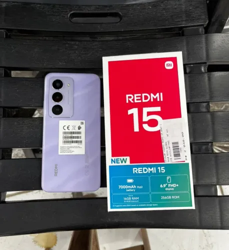 Redmi 15 16 gb ram e 256 gb de ROM