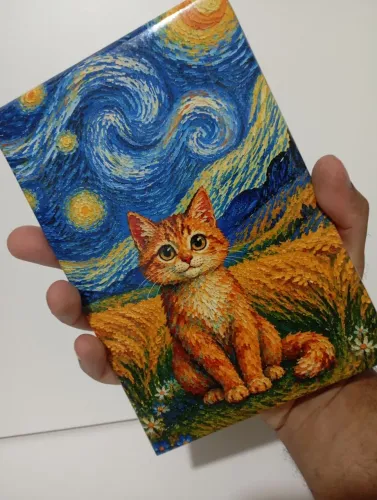 Plaquinha decorativa gato