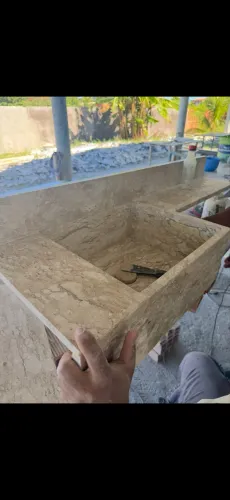 Lavatório bege Bahia