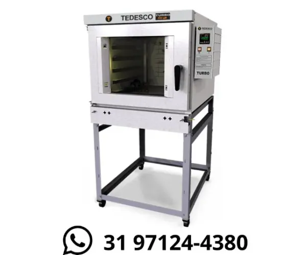 Forno Turbo 5 Esteiras Tedesco Elétrico