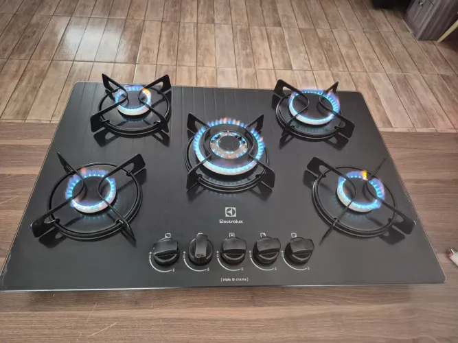 Fogão cooktop Electrolux 5 bocas 