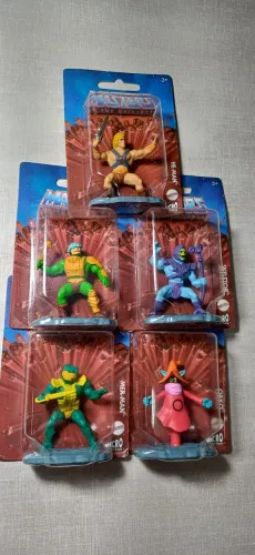 Lote - 5 Mini figuras Master of the universe - He-Man