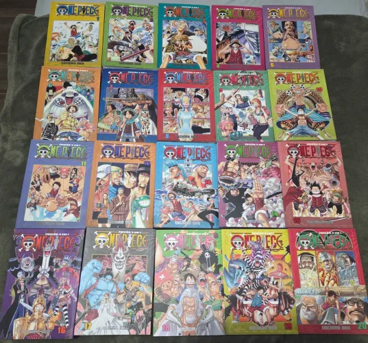 One Piece 3 em 1 - Volume 1 ao 20