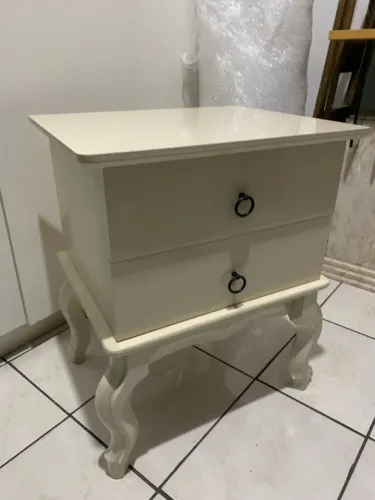 Par de mesas de Cabeceira | Off White - Retirada em Santana | São Paulo - SP
