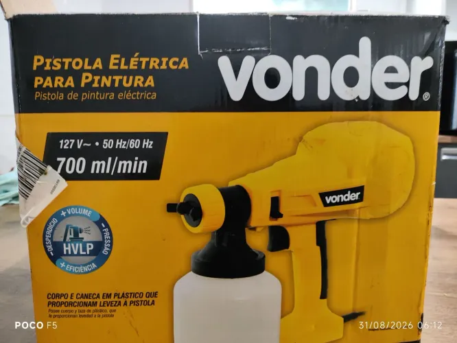 Pistola elétrica para pintura Vander