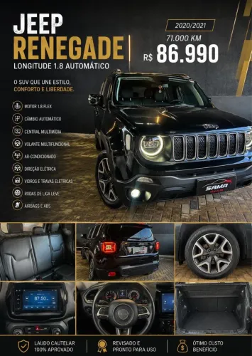 Jeep Renegade Longitude 1.8 4X2 Flex 16V Aut. 2021