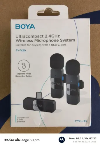 Microfone BOYA BY-V20