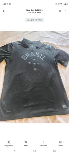 Camisa Seleção Brasileira Black Edition 2013