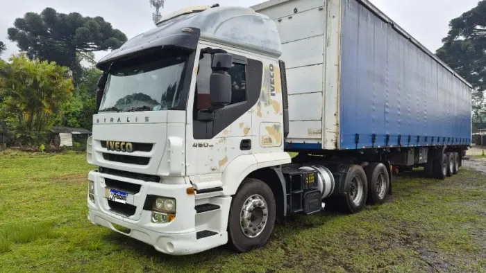 iveco stralis 460 ano 2011 trucado 6x2 teto alto