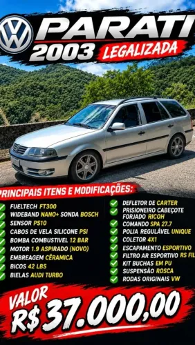 Volkswagen Parati 1.8 MI Tour 8V 99cv 4P 2003