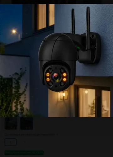 Camera IP Wi-Fi giratória