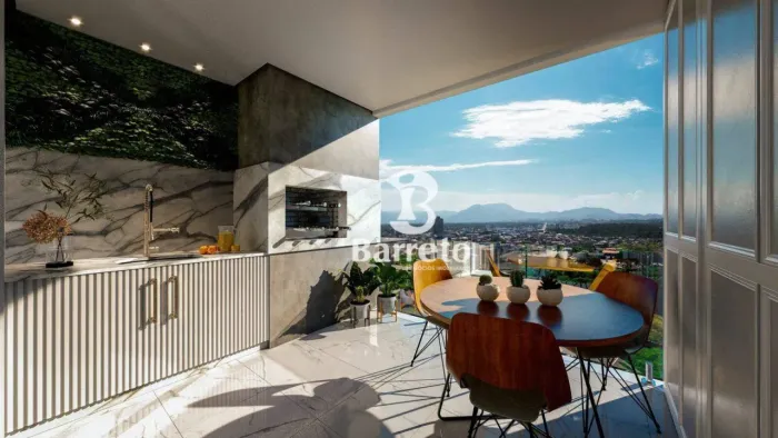Apartamento a 500m do mar com 85m2 privativos no Edifício Costa do Marfim, Perequê, Porto 