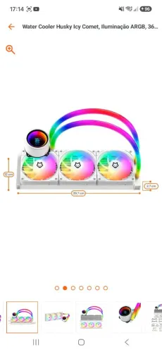 Watercooler Husky Icy comet 360MM - ARGB