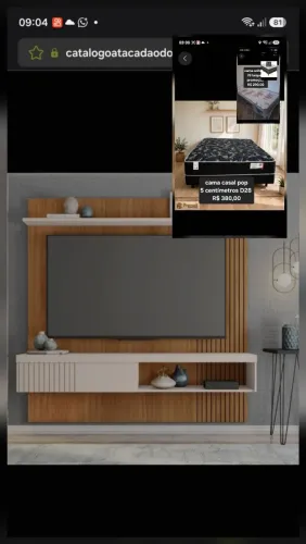PAINEL CAEMMUN JADE 1.5 FREIJO / OFF WHITE