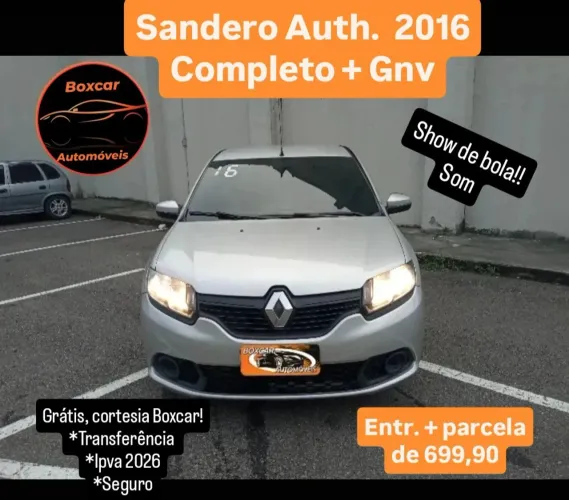 Renault Sandero Authentique Hi-power 1.0 16V 5P 2016