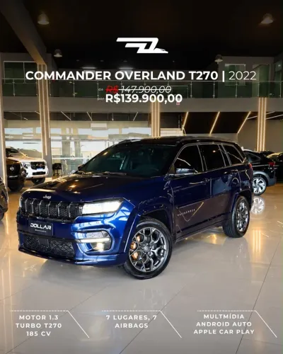 Jeep Commander Overland T270 1.3 TB Flex AUT 2022