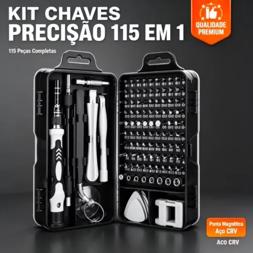 KIT CHAVES DE PRECISÃO 115 EM 1