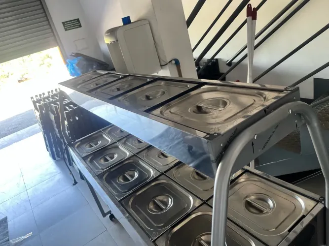Carrinho buffet self service 