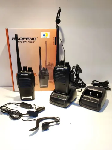 Kit rádio comunicador baofeng 