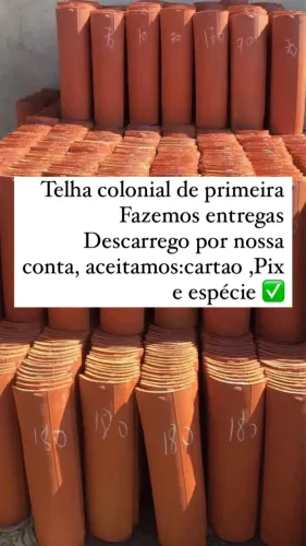 Telha colonial de Primeira
