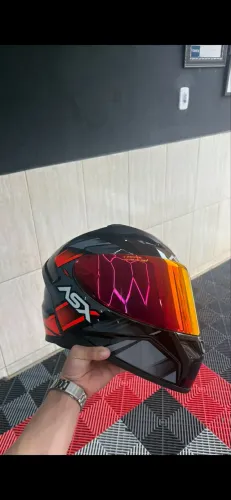 CAPACETE ASX + VISEIRA ESPELHADA