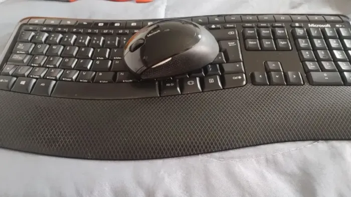 Mouse/Teclado wireless s/ fio Microsoft comfort 5050/5000 sem pilha+mouse gamer durawell