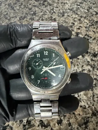 Relógio swath chronografo Verde 