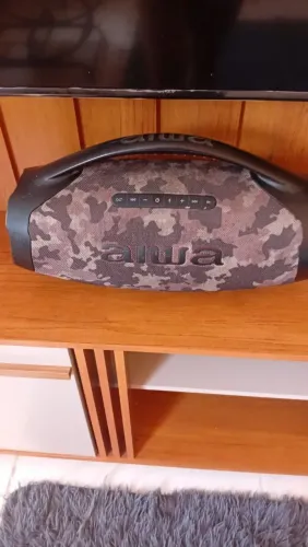 Caixa som aiwa