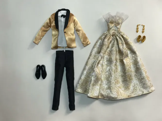 Boneca Barbie e Ken Holiday - look completo 