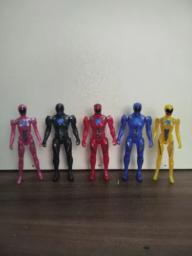 Power Rangers do Filme 2017 Original Bandai - Efeito metalizado
