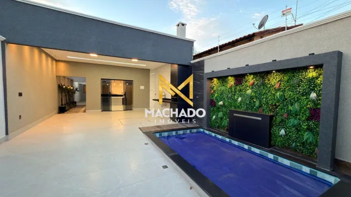 Casa à Venda: Parque das Flores 3 Quartos, 1 Suíte Plena, Suíte Americana e Piscina Aquec