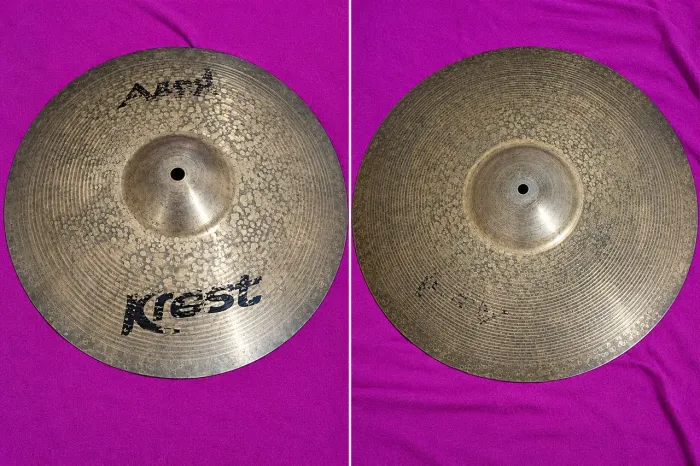 Vendo prato Ride 20 e crash 16 da krest aged brass