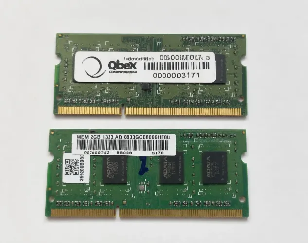 KIT MEMÓRIAS RAM DDR3 2GB